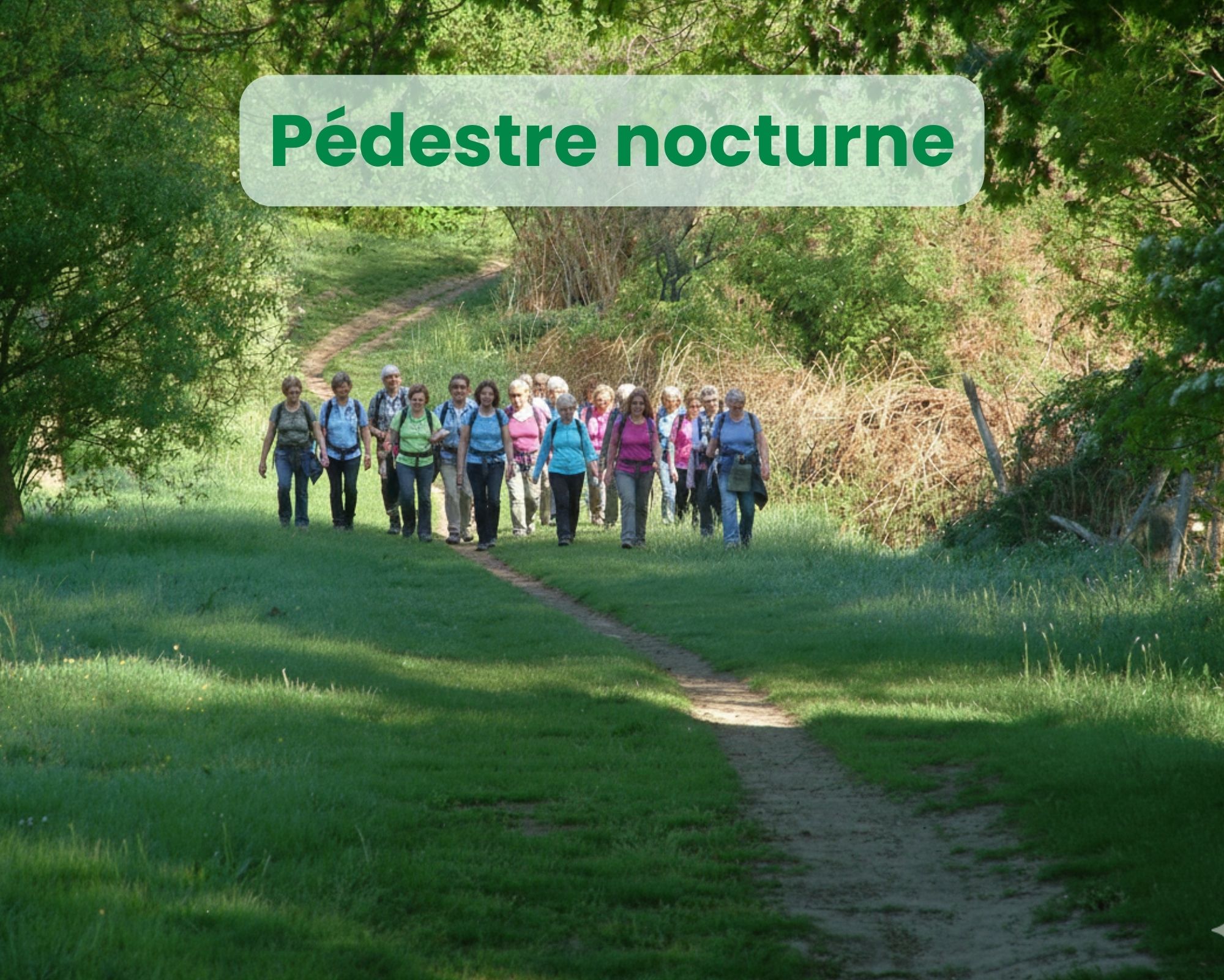 pédestre nocturne